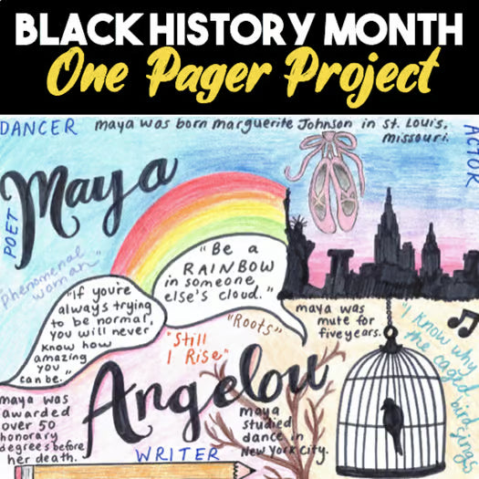 Black History Month One Pager Project