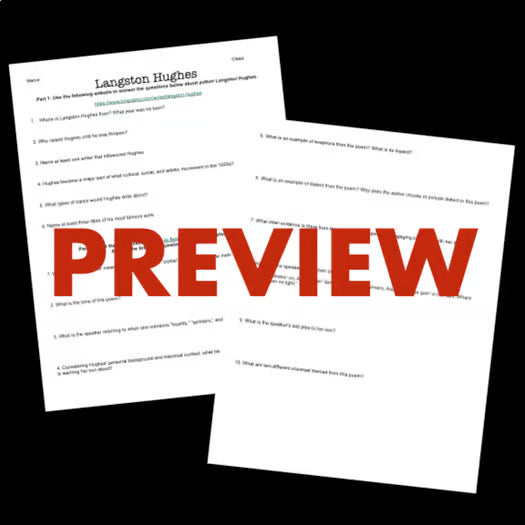 Mother to Son Langston Hughes Poetry Analysis — Author Biography
