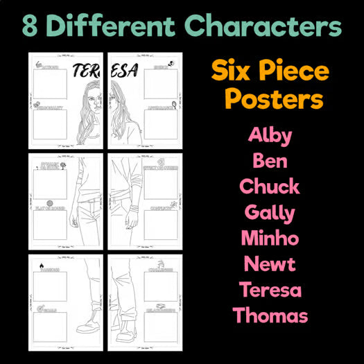 The Maze Runner Character Analysis Posters — Character Collabs