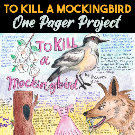 To Kill a Mockingbird One Pager Project
