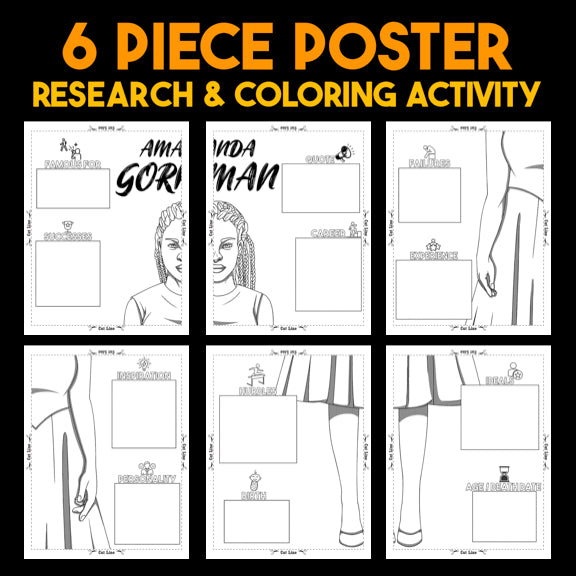 Amanda Gorman — Powerful People Collaborative Poster Activity