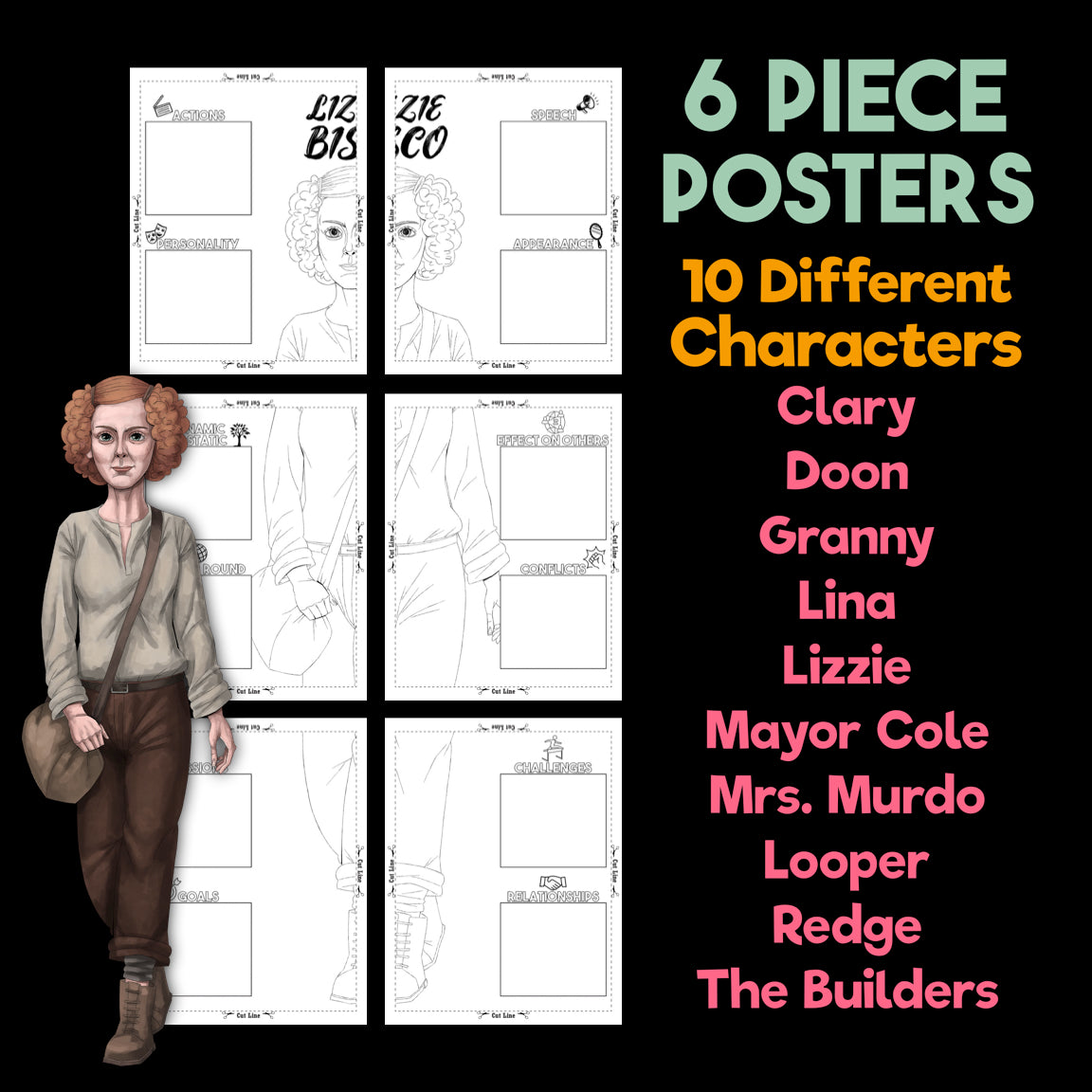 The City of Ember Character Analysis Posters β Character Collabs