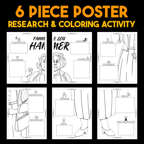 Fannie Lou Hamer — Powerful People Collaborative Poster Activity