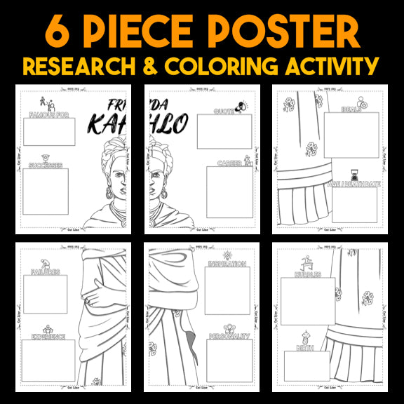 Frida Kahlo — Powerful People Collaborative Poster Activity