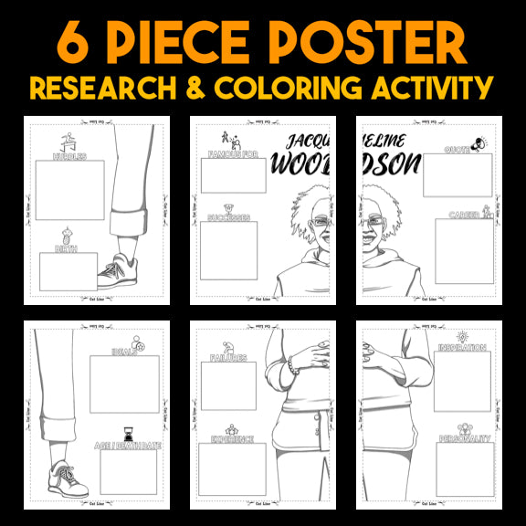 Jacqueline Woodson — Powerful People Collaborative Poster Activity