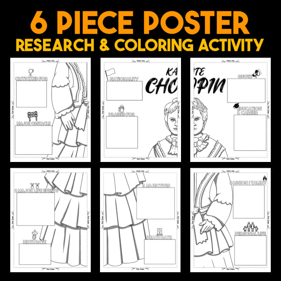 Kate Chopin Author Study — Literary Legends Collaborative Poster