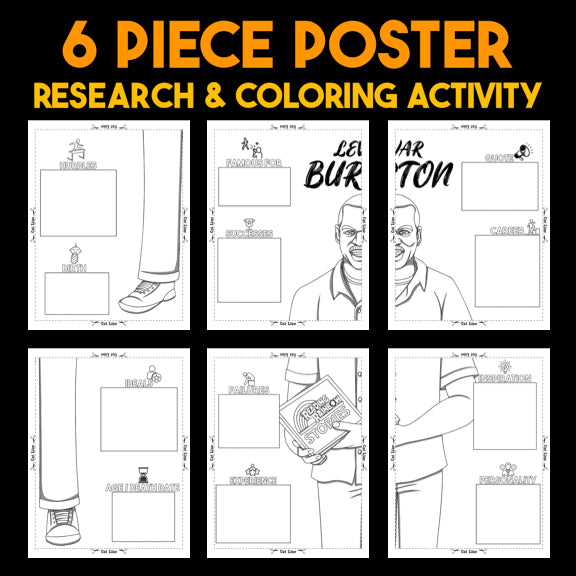 LeVar Burton — Powerful People Collaborative Poster Activity