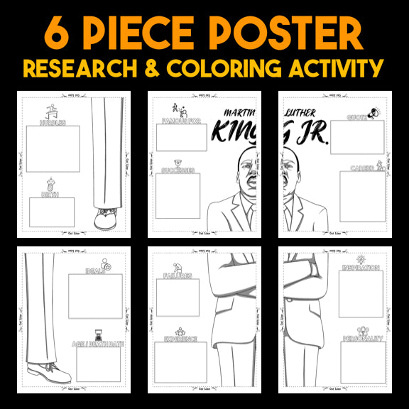 Martin Luther King Jr. — Powerful People Collaborative Poster Activity