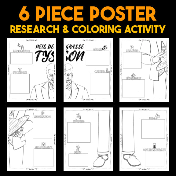 Neil deGrasse Tyson — Powerful People Collaborative Poster Activity