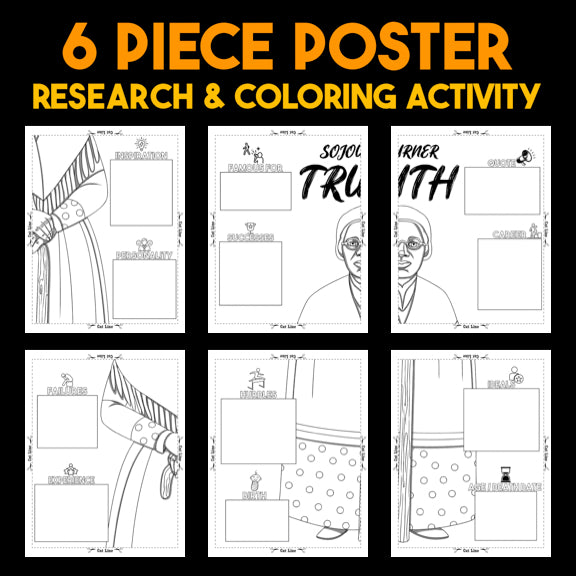 Sojourner Truth — Powerful People Collaborative Poster Activity