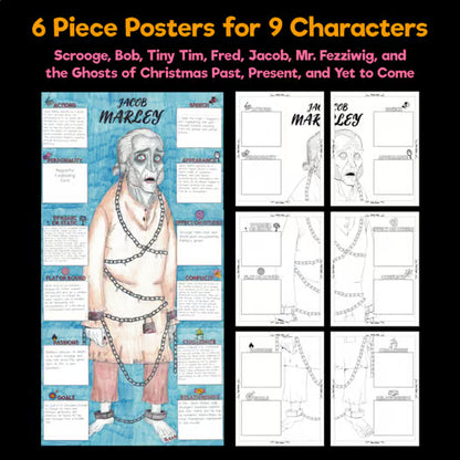 A Christmas Carol Character Analysis Posters — Character Collabs