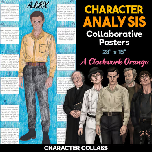 A Clockwork Orange Character Analysis Posters — Character Collabs