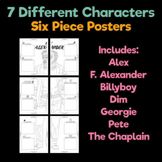 A Clockwork Orange Character Analysis Posters — Character Collabs