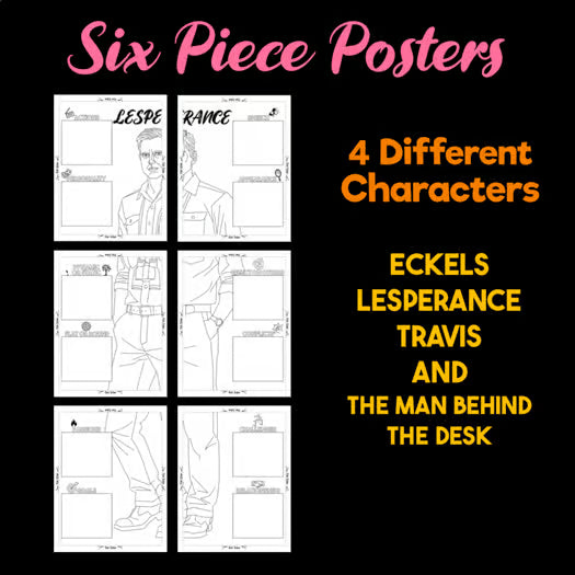 A Sound of Thunder Body Biography Activity — Character Analysis Posters