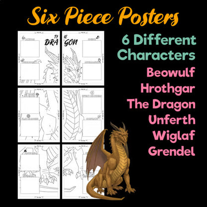 Beowulf Body Biography Activity — Character Analysis Posters