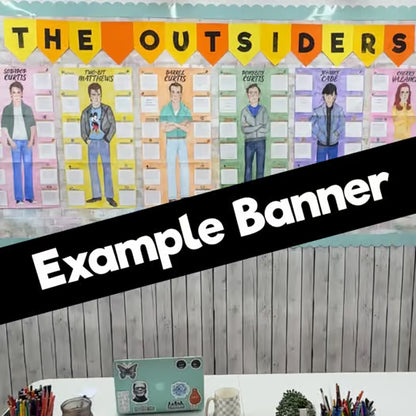 Printable Bulletin Board Letters A–Z — Pennant Banner Bunting