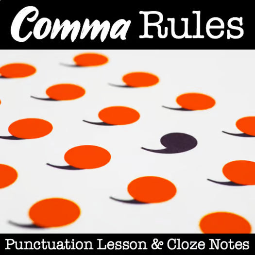 Comma Rules — Lesson and Cloze Notes