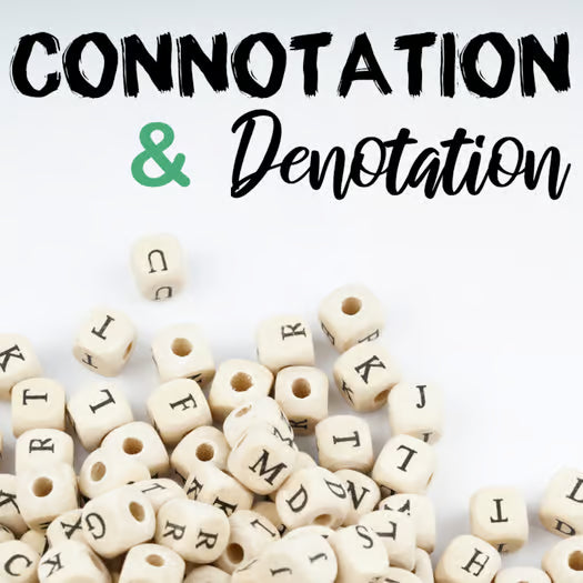 Connotation and Denotation — Lesson, Practice, and Sorting Activity