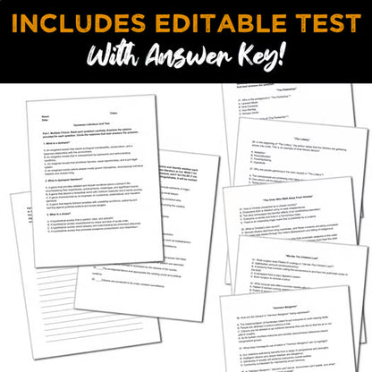 Dystopian Literature Unit Plan — 6-Week Secondary ELA Bundle