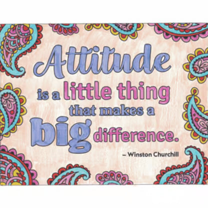 Growth Mindset Coloring Pages — 50 Black-Line Pages