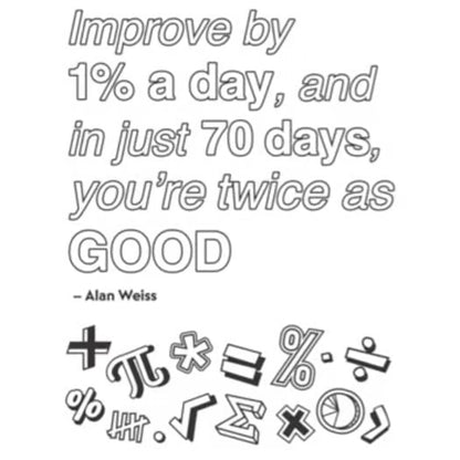 Growth Mindset Coloring Pages — 50 Black-Line Pages