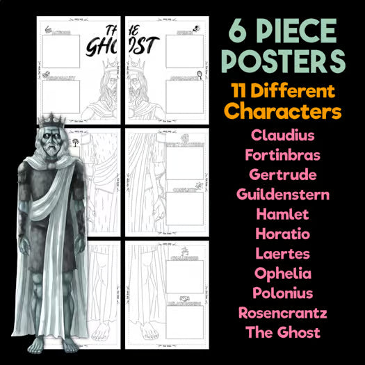 Hamlet Character Analysis Posters — Character Collabs