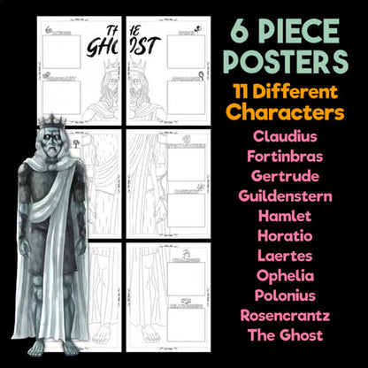 Hamlet Character Analysis Posters — Character Collabs