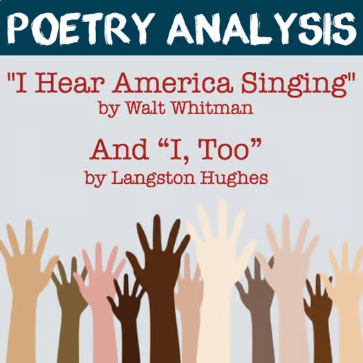 Langston Hughes "I, Too" & Walt Whitman "I Hear America Singing" — Poetry Analysis