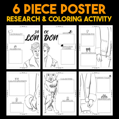 Jack London Author Study — Literary Legends Collaborative Poster