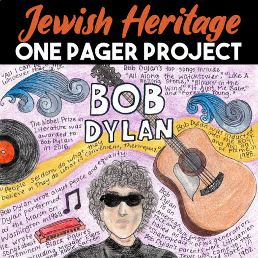 Jewish American Heritage Month Biography One Pager