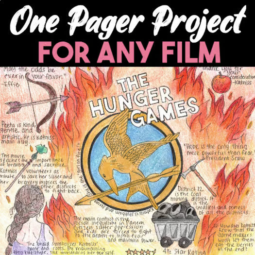 One Pager Project for Any Movie or Film