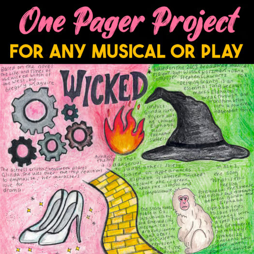 One Pager Project for Any Play or Any Musical