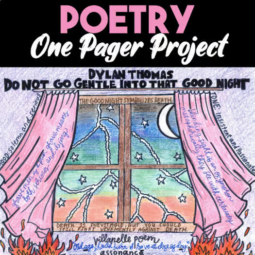 Poetry One Pager — Poem Analysis Project