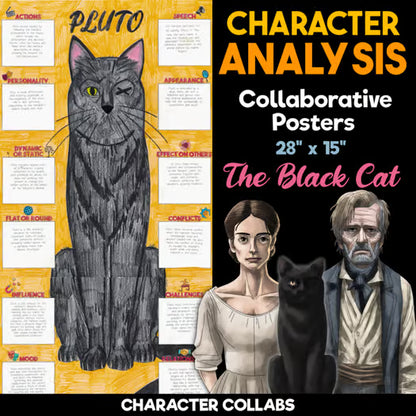 The Black Cat Character Analysis Posters — Character Collabs