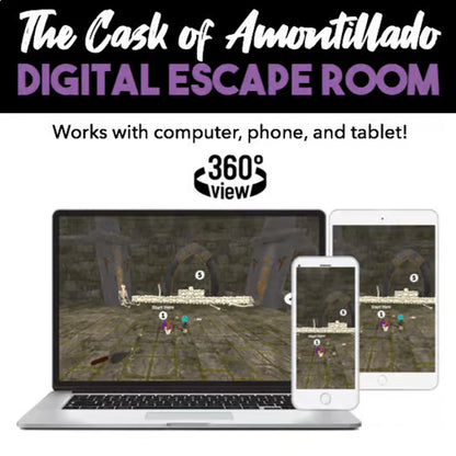 The Cask of Amontillado Digital Escape Room