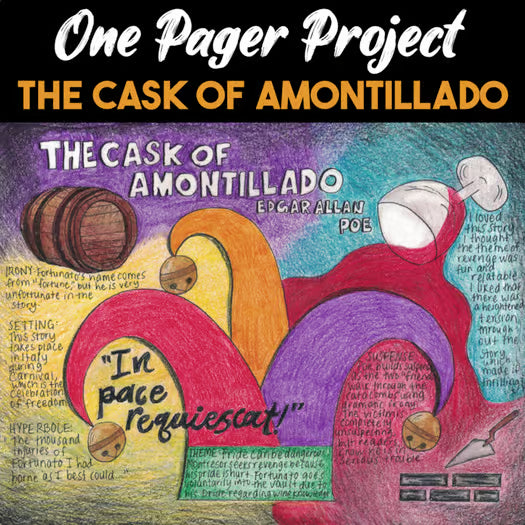 The Cask of Amontillado One Pager Project