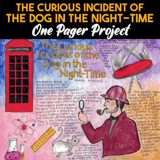 The Curious Incident of the Dog in the Night-Time One Pager Project