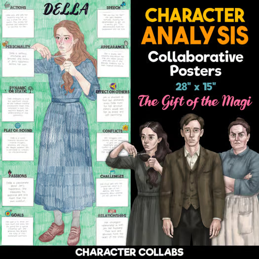 The Gift of the Magi Character Analysis Posters — Character Collabs ...