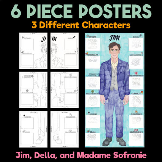 The Gift of the Magi Character Analysis Posters — Character Collabs