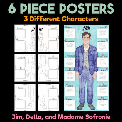 The Gift of the Magi Character Analysis Posters — Character Collabs