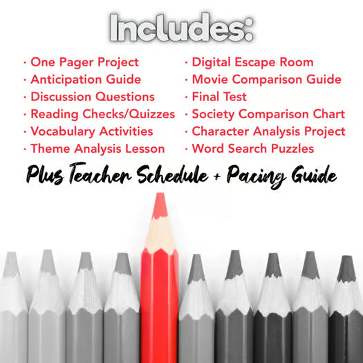 The Giver Novel Study — Complete Unit Plan