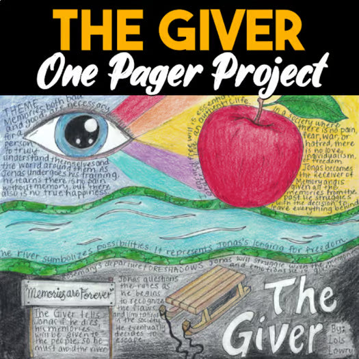 The Giver One Pager Project