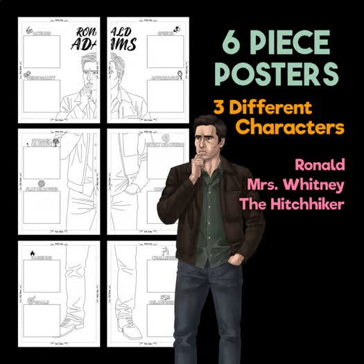 The Hitchhiker Character Analysis Posters — Character Collabs