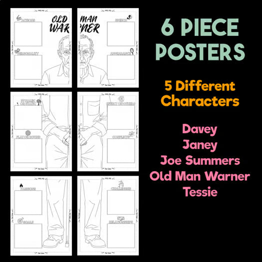 The Lottery Character Analysis Posters — Character Collabs