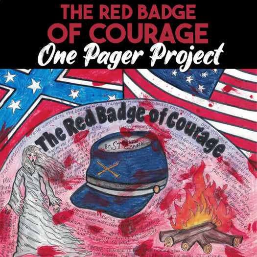 The Red Badge of Courage One Pager Project