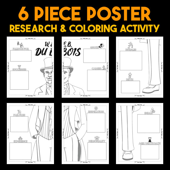 W.E.B. Du Bois — Powerful People Collaborative Poster Activity