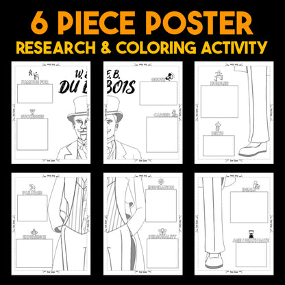 W.E.B. Du Bois — Powerful People Collaborative Poster Activity