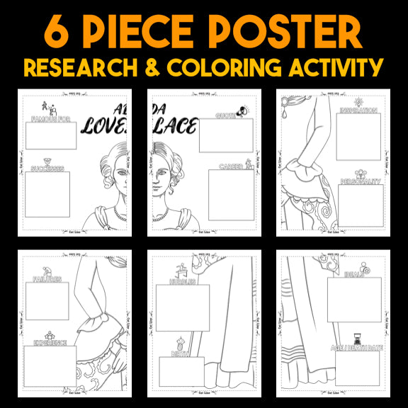 Ada Lovelace — Powerful People Collaborative Poster Activity