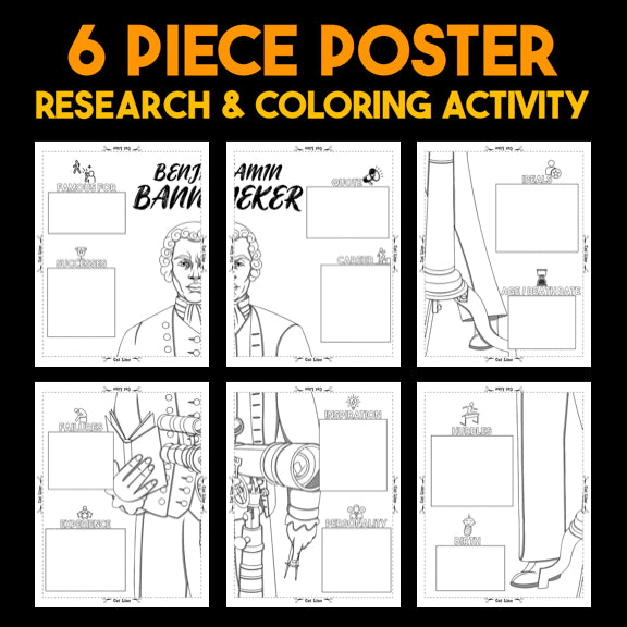 Benjamin Banneker — Powerful People Collaborative Poster Activity