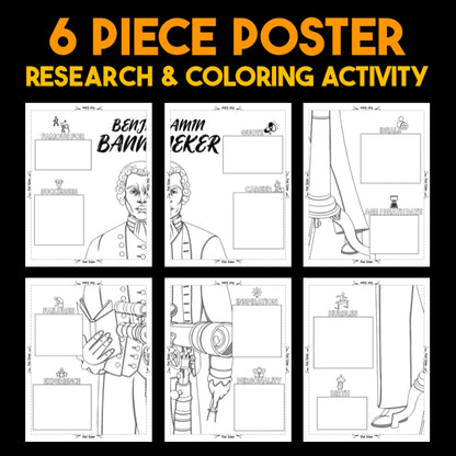 Benjamin Banneker — Powerful People Collaborative Poster Activity